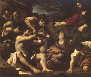 Giovanni Francesco Barbieri Called Il Guercino The Raising of Lazarus (mk05) Norge oil painting reproduction